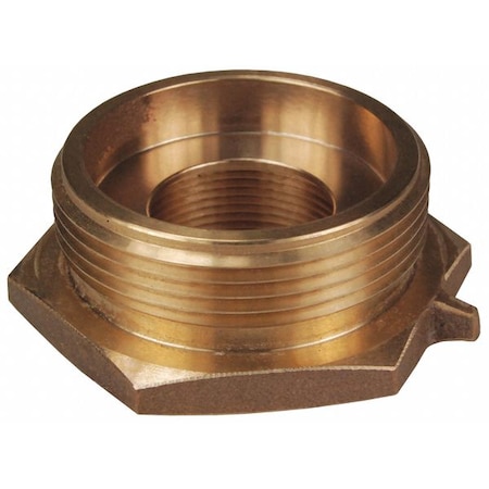 Dixon Hex Nipple BR, FNST, 1-1/2"xMNPT, 1-1/2" FM15F15T