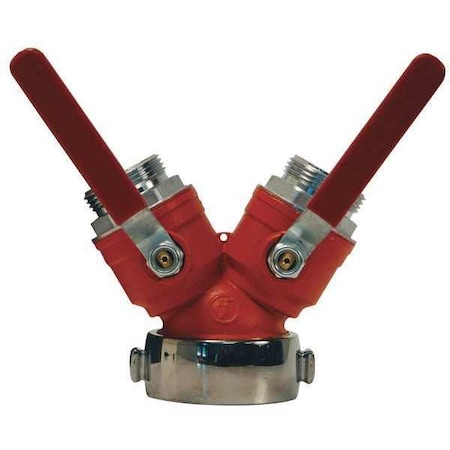 Dixon LeaderLine Y BallValve, 2.5"FNSTx1.5"MNST LLBV2515F
