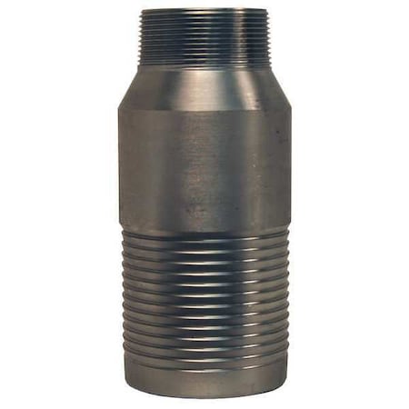 Dixon 1" x 3/4" NPT 316 SS Combination Nipple Threaded RST1005