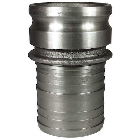 Dixon Cam and Groove MI Adapter, Hose, Shank, 4" 400-E-MI
