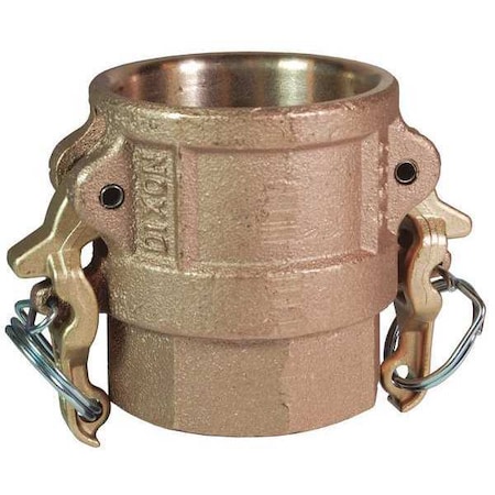Dixon Cam and Groove Coupling, 2-1/2", Brass BD250