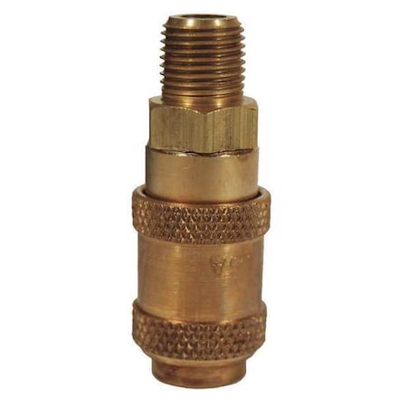 Dixon A Series Male Coupler Brass NPTF, 1/8" 1AM1-B