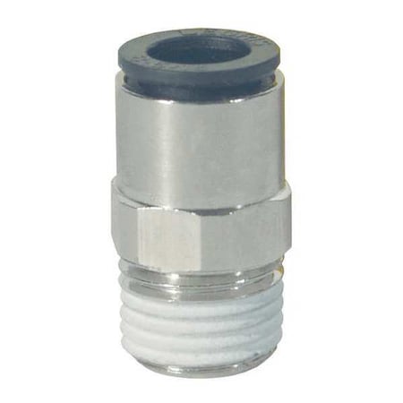 Dixon Brass Legris Nylon/Brass Push-In, 1/4" Male 1/8, 1/4" Tube Size 31755611