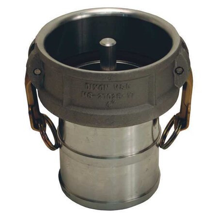 Dixon Vapor Recovery Coupler 4"xHose, Shank, 4" 400-CVR-AL