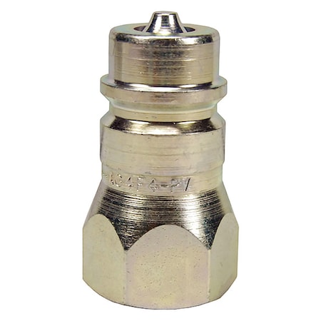 Dixon Agricultural Poppet Plug, 1/2", NPTF, 1/2" AG4F4-PV