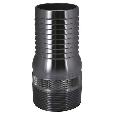 Dixon King Nipple, NPT Threaded Plated ST, 3" STC35