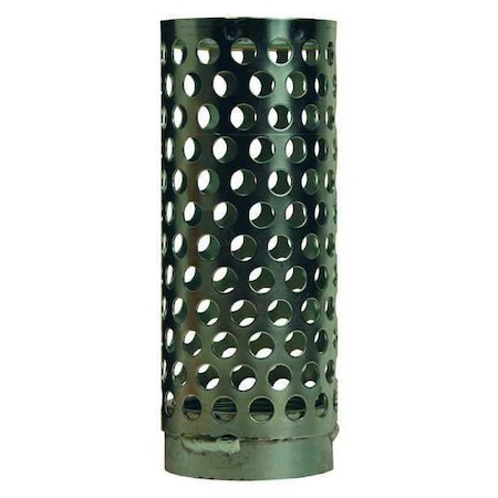 Dixon Long Thin Round Hole Strainer NPSM, 4" RSS40