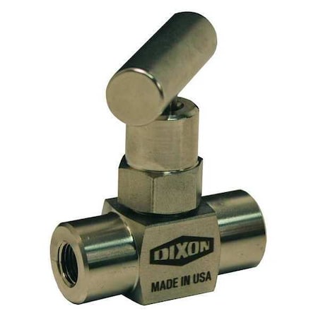 Dixon Mini Needle Valve Female to Female, 1/4" FFS102
