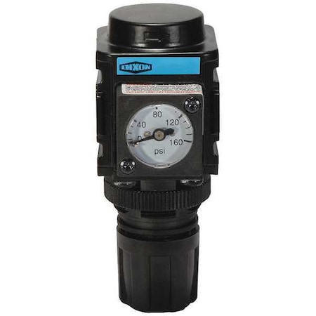 Dixon Wilkerson Mini Regulator R08, 1/4", Gauge R08-02RG
