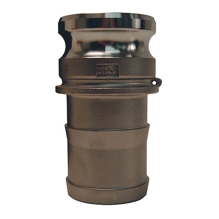 Dixon Cam/Groove, Adapter x Hose, Shank 4", SS G400-E-SS