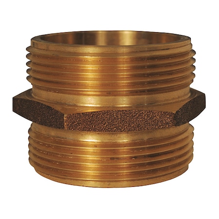 Dixon Double Male Hex Nipple, BR, 2"NPTx1.5"NST DMH2015F