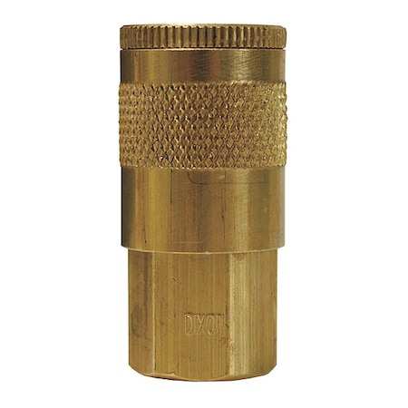 Dixon Automotive Coupler Female Brass, 1/4" DC2