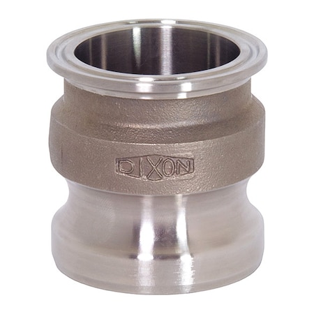 Dixon Cam and Groove, AdapterxClamp End, SS, 2" RE200SE