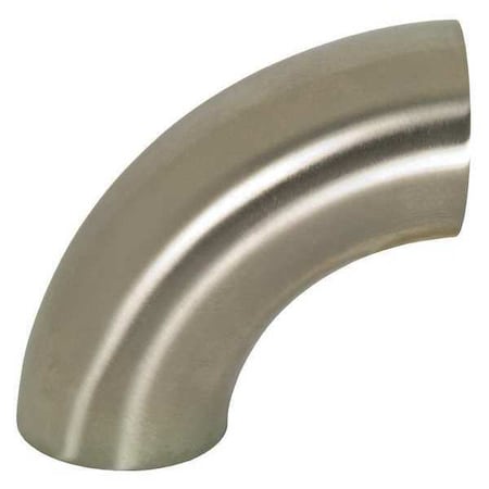 DIXON Polished 90deg., Weld Elbow 316LSS, 1" B2WCL-R100P