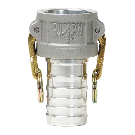 Dixon Cam/Groove Coupler x Hose, Shank, 6", AL 600-C-AL