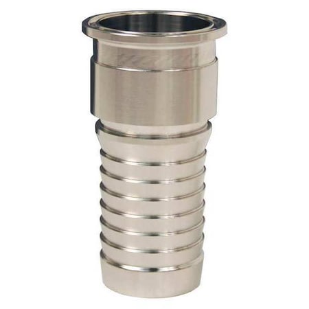 Dixon IX Sanitary Clamp End, Stem, 1-1/2" IXSE24