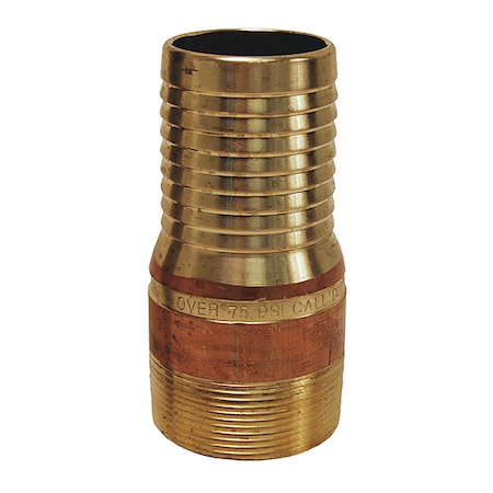 Dixon King Nipple NPT Threaded Brass, 2" BST25