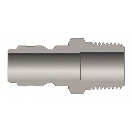 Dixon E-Series, MNPT 3/8", Plug 3/8", SS E3M3-S