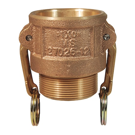 Dixon Cam and Groove Coupler x MNPT, 1", BR 100-B-BR