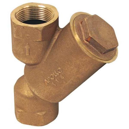 Dixon Bronze Y Line Strainer, 1/2", 1/2" Pipe, Bronze, 400 PSI WOG; 125 PSI steam 59-003