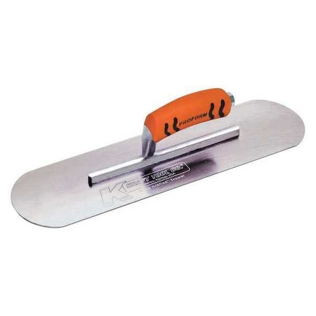 Kraft Tool Pool Trowel, Swedish SS, 3" Shank, 10x3" CF325PF