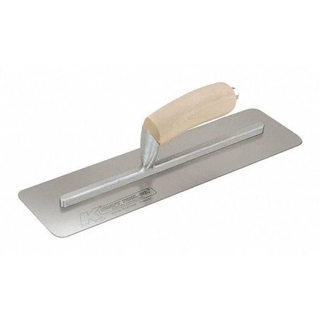 Kraft Tool Silo Trowel, Carbon Steel, Wood Hndl, 14x4" CF332