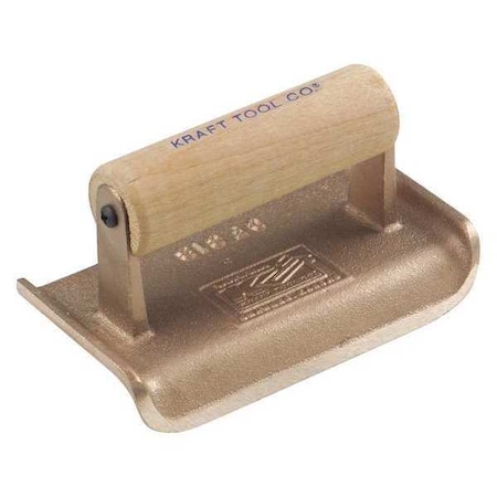 Kraft Tool Bronze Edger, Wood Handle, 6x4" CF313