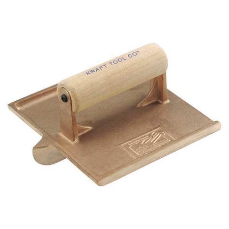 Kraft Tool Bronze Hand Edger, Wood Handle, 6x3", 3/8"R CF318