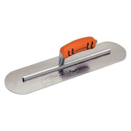 Kraft Tool Pool Trowel, CS, 15-5/8" Shank, 20x5" CF451PF