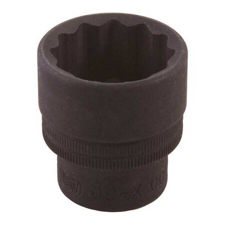 Assenmacher Specialty Tools 1/2" Drive, 30mm Metric Socket, 12 Points ASS6500X-30