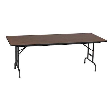 Correll Rectangle Commerical Adjustable Height Folding Utility Table, High Pressure Laminate Top CFA3096PX-06