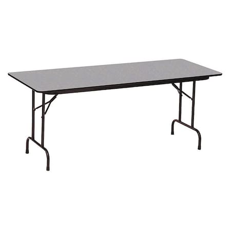 CORRELL Rectangle Commerical Adjustable Height Folding Utility Table, 30" W, 60" L, 22" to 32" H CFA3060PX-15
