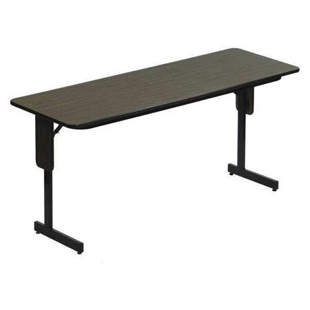 Correll Rectangle Panel Leg Folding Seminar Training Table, 24" W, 60" L, 29" H, High Pressure Laminate Top SP2460PX-01