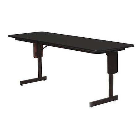 Correll Rectangle Panel Leg Folding Seminar Training Table, 24" W, 60" L, 29" H, High Pressure Laminate Top SP2460PX-07