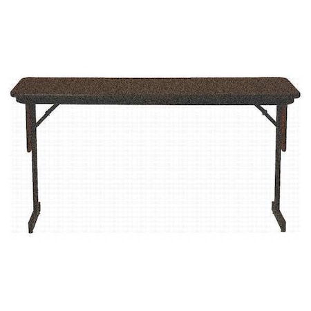 Correll Rectangle Panel Leg Folding Seminar Training Table, 18" W, 60" L, 29" H, High Pressure Laminate Top SP1860PX-06