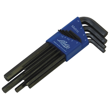 Lisle 9 Piece Metric Hex Key Set, 42650 42650