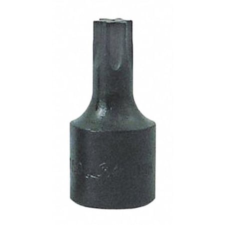 Lisle 3/8" Drive, T40 SAE Socket, Torx T40, 3/8" D, Black 26620