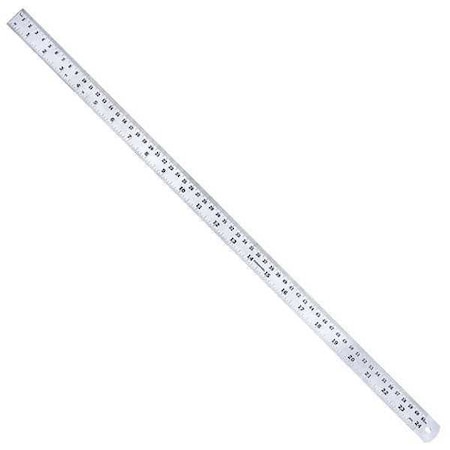 Groz Stainless Steel Ruler, 24", English/Met 1333