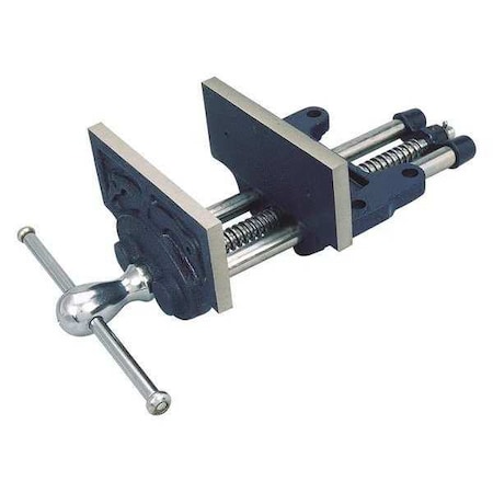 Groz 7" Heavy Duty Plaine Screw Woodworking Vice, 7" with 39001