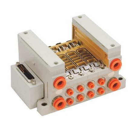 Smc Manifold, 8 Station, VQ Series, D-Sub VV5Q21-08C6FU3-NS