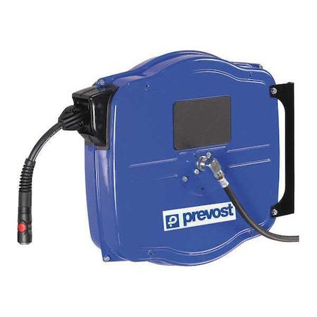 Prevost Hose Reel, 5/16" Hose Dia., 65 ft. Length, 175 psi, Media - Hose Reels: Compressed Air DGF 0820US