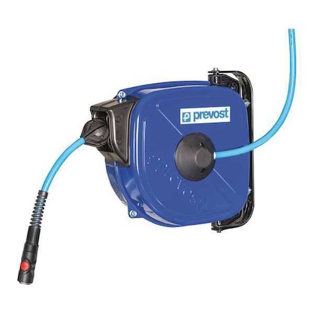 Prevost Hose Reel, 5/16" Hose Dia., 50 ft. Length, 175 psi, Overall Length: 14.57" DRF 0815US