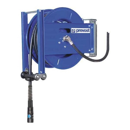 Prevost Hose Reel, 1/2" Hose Dia., 33 ft. Length, 175 psi, Finish - Hose Reels: Powder Coated DGO 1610IS