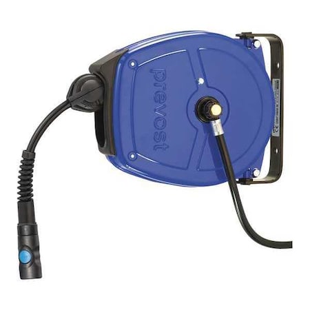 Prevost Hose Reel, 5/16" Hose Dia., 17 ft. Length, 175 psi, Media - Hose Reels: Compressed Air DSF 0805IS