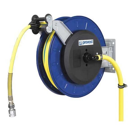 Prevost Prevost 1/2" x 50 ft. Hose Reel, Max 145 psi, w/Hose DVO 1515LS