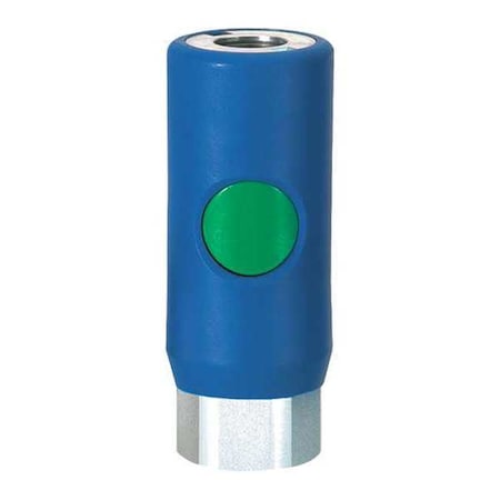 Prevost European High Flow Coupler, 1/4" FNPT ERC 071201