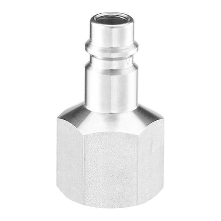 Prevost 1/4" FBSP SS High Flow Thread Plug ERP 076101HE