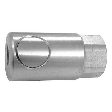 Prevost Industrial Metal Coupler, 1/4" FNPT IRM 061201