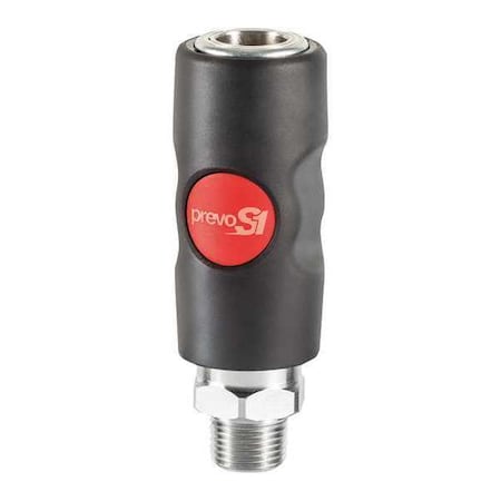 Prevost TruFlate Safety Coupler, 1/2" MNPT USI 081253