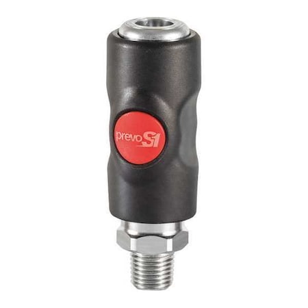 Prevost TruFlate Safety Coupler, 1/4" MNPT USI 061251